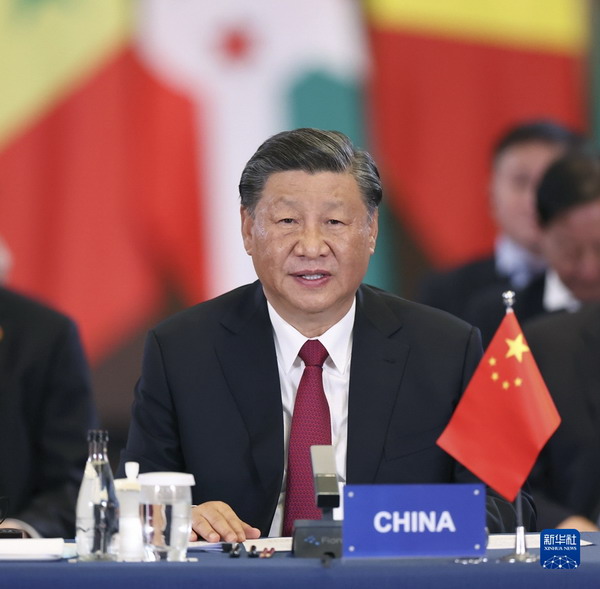 President Xi Jinping and South African President Matamela Cyril Ramaphosa Co-chair China-Africa Leaders’ Dialogue